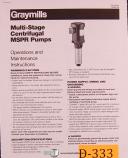 Graymills MSPR Pumps Operations and Maintenance manual 1971